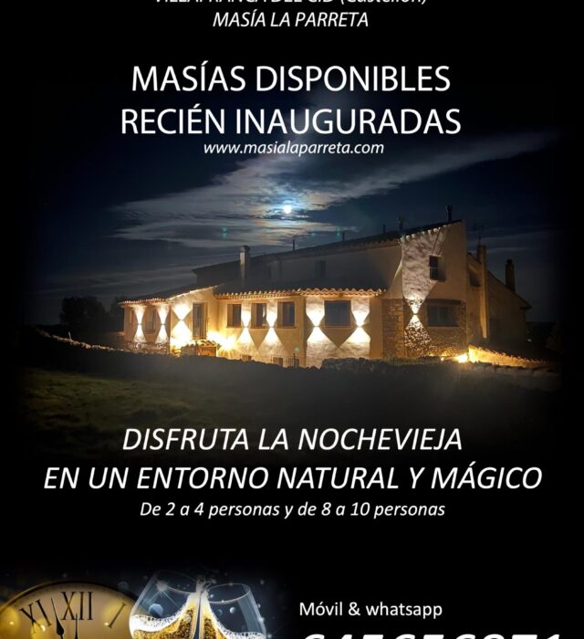 MASÍA LA PARRETA NOCHEVIEJA 2024